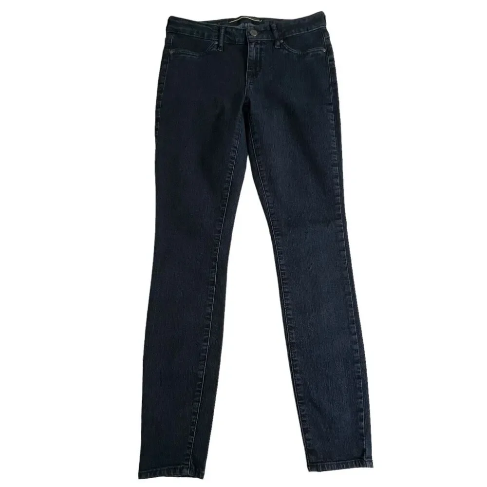 Rich & Skinny‎ Womens Dark Wash Low Rise Skinny Jeans 27